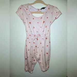 Picapino Girls Floral Jumpsuit Size 6-9 months